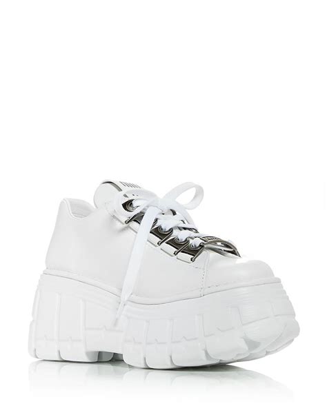 miu miu platform sneakers|mi miu prada sneakers.